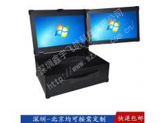 21寸上翻4U雙屏工業(yè)便攜機(jī)機(jī)箱定制