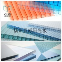 高郵廠家直銷(xiāo)1-12mm透明乳白抗UV隔音PC耐力板頂棚