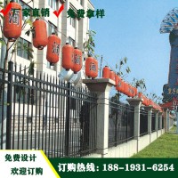 珠海小區(qū)熱鍍鋅方管護(hù)欄 鋅鋼柵欄廠家供應(yīng) 醫(yī)院外墻防護(hù)柵欄