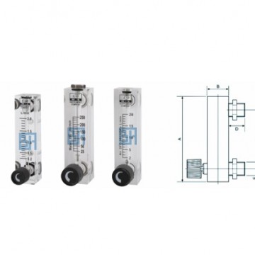 LZT-4T、6T、8T系列面板式流量計