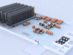 美儀立體倉庫與AGV智能搬運系統(tǒng)投用